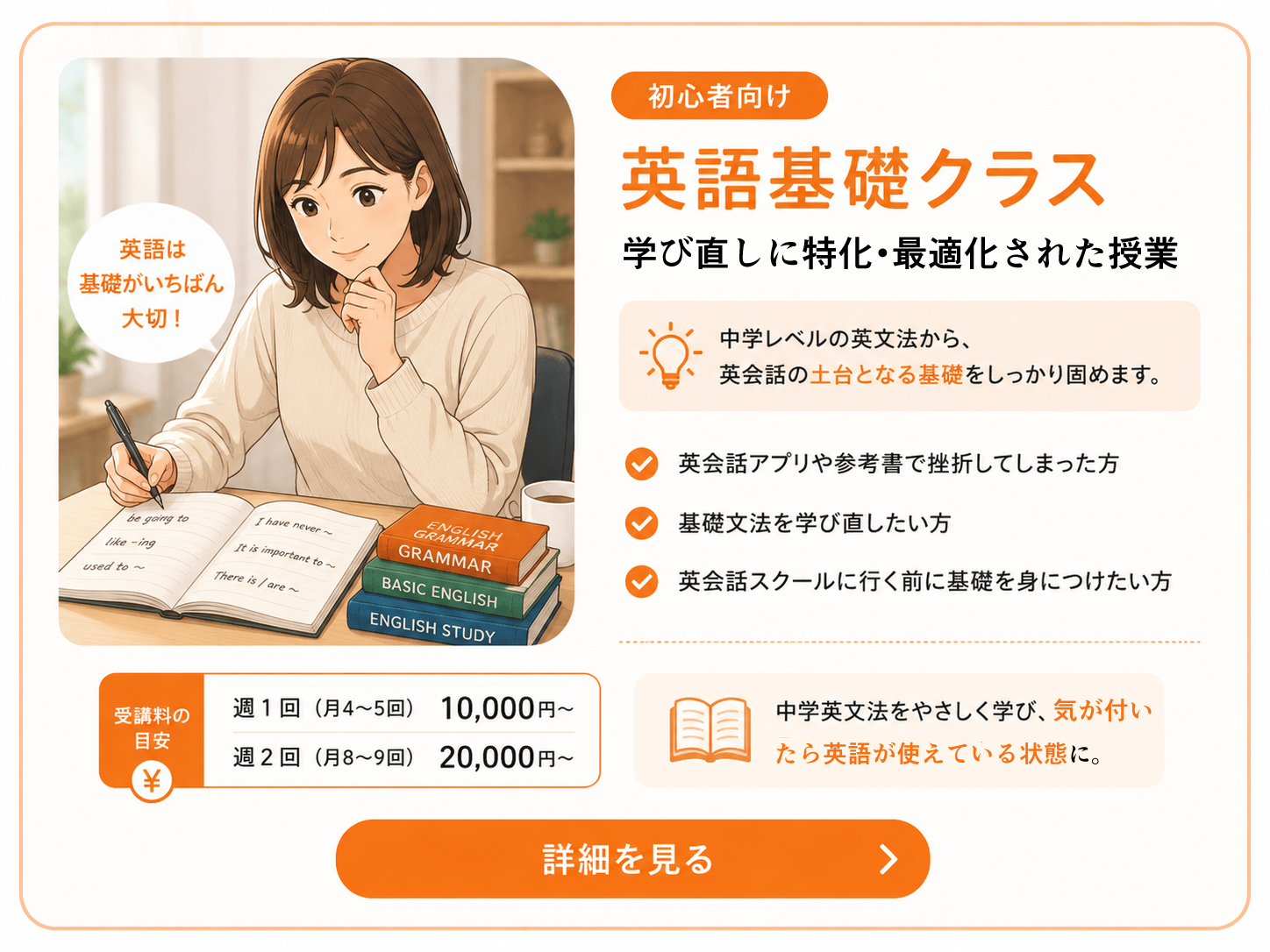 英語基礎クラス